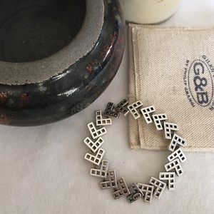 Giles & Brother antiqued silver bracelet